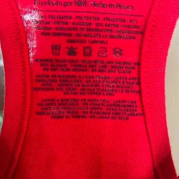 Brand New Nike Team USA Just Do It Red Racerback Tank Top Olympics Slim Fit - Picture 5 of 14